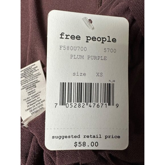 NWT Free People Sheer Side Slit Tunic Top XS Fairy Grunge Rave Layer Whimsigoth - Picture 3 of 11